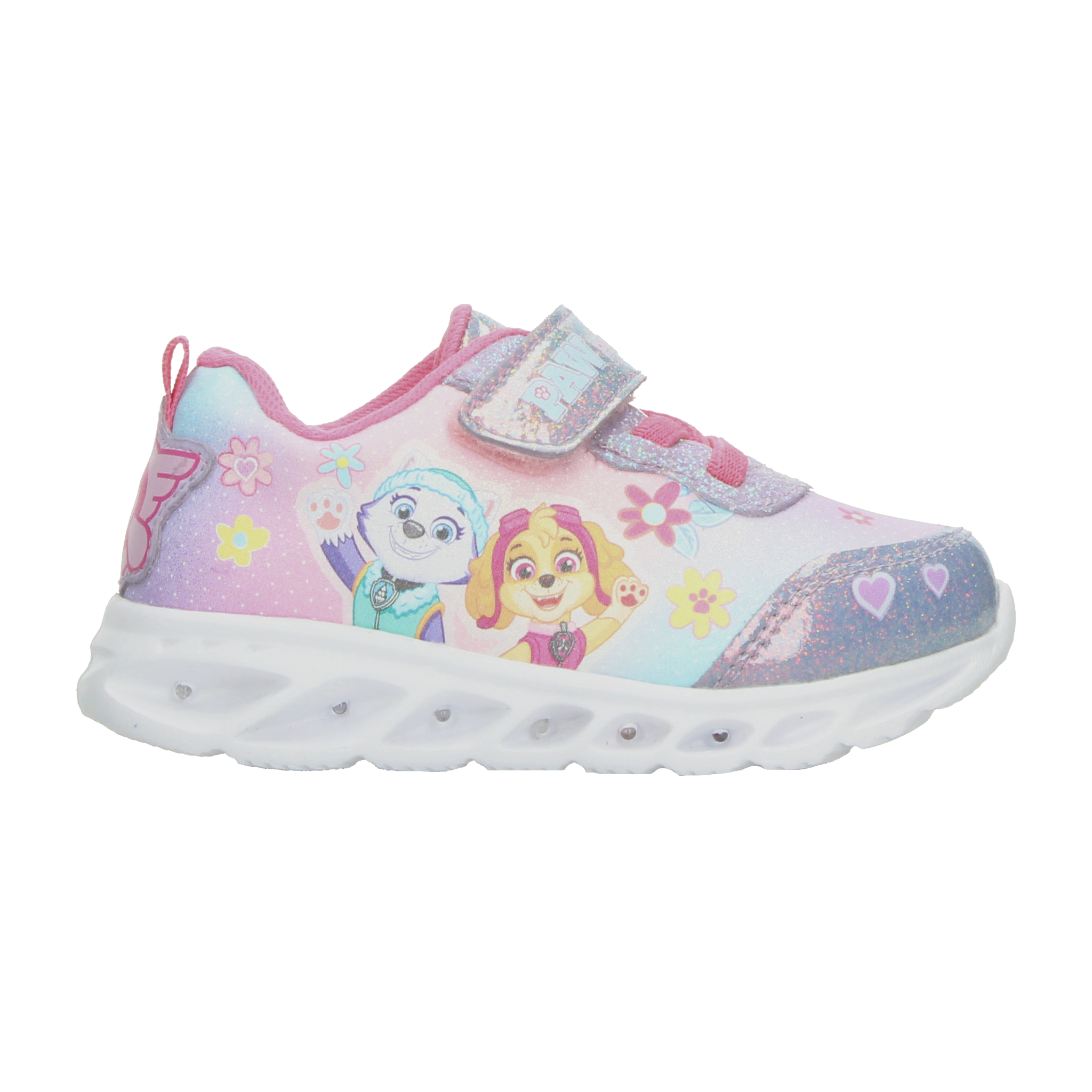 Tenis Nickelodeon Paw Patrol Niña Lila Casual Luz Led Infantil T18-22