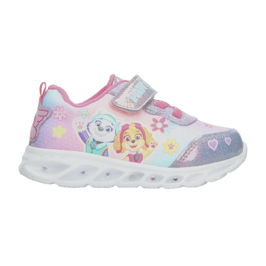 Tenis Nickelodeon Paw Patrol Niña Lila Casual Luz Led Infantil T15-18
