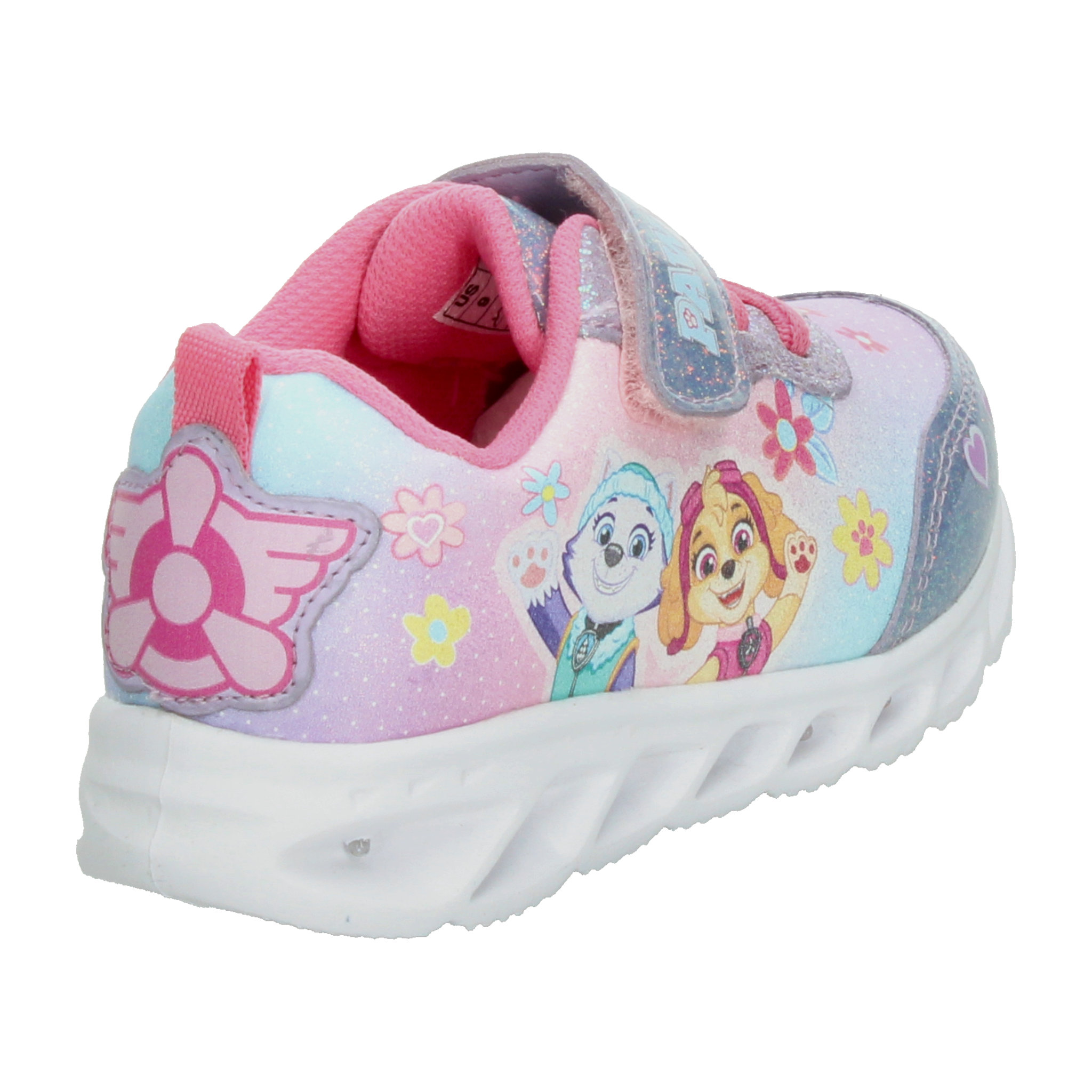 Tenis Nickelodeon Paw Patrol Niña Lila Casual Luz Led Infantil T15-18
