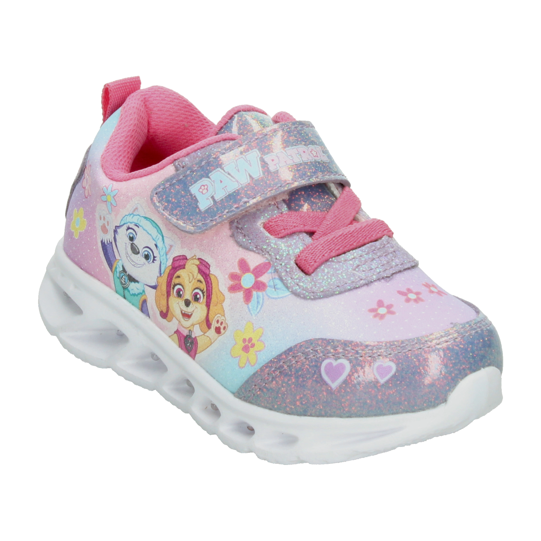 Tenis Nickelodeon Paw Patrol Niña Lila Casual Luz Led Infantil T15-18
