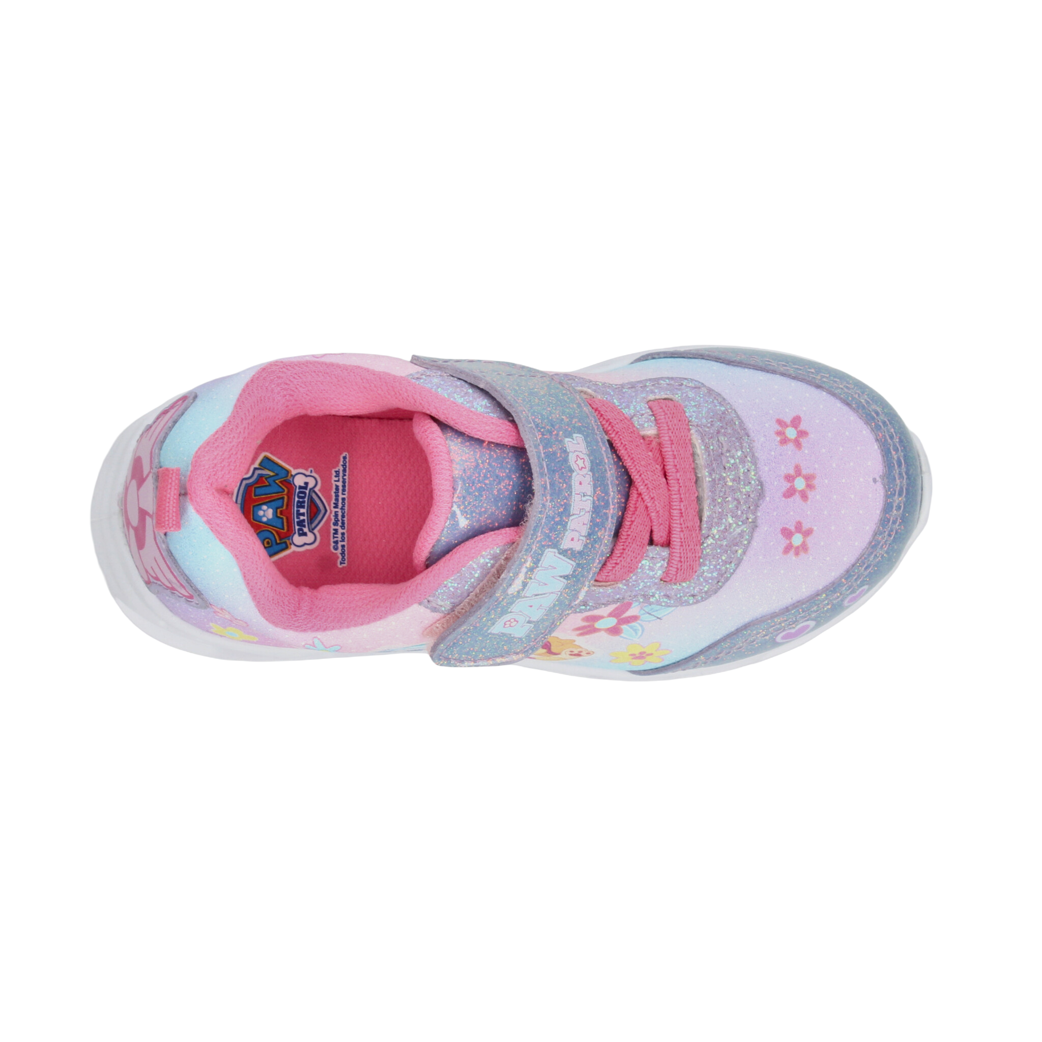 Tenis Nickelodeon Paw Patrol Niña Lila Casual Luz Led Infantil T15-18