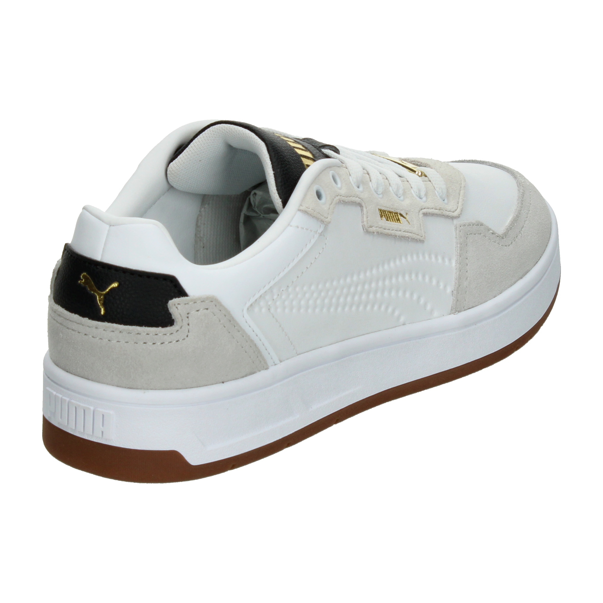 Tenis Puma Court Classic Hombre Blanco Casual Para Caballero