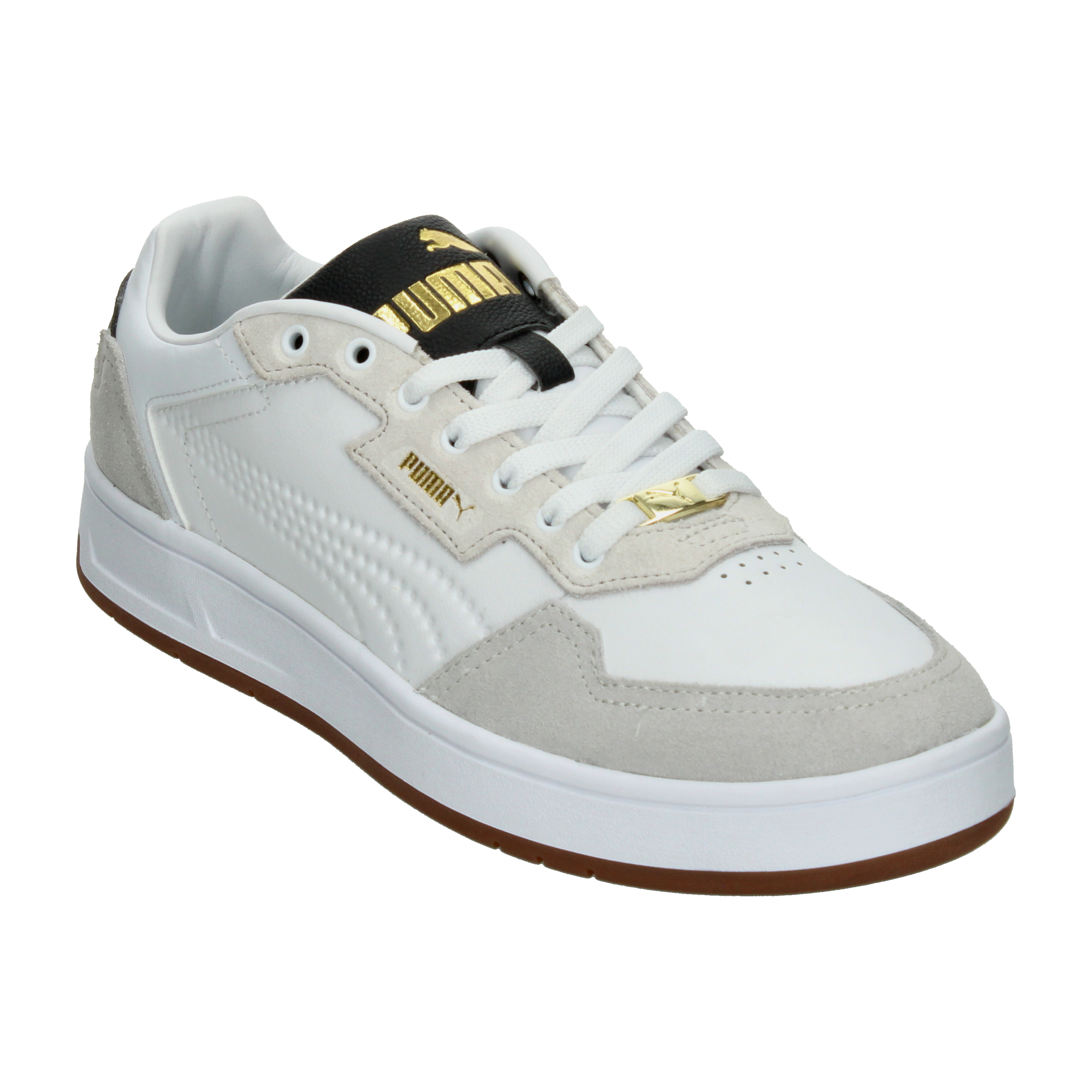 Tenis Puma Court Classic Hombre Blanco Casual Para Caballero