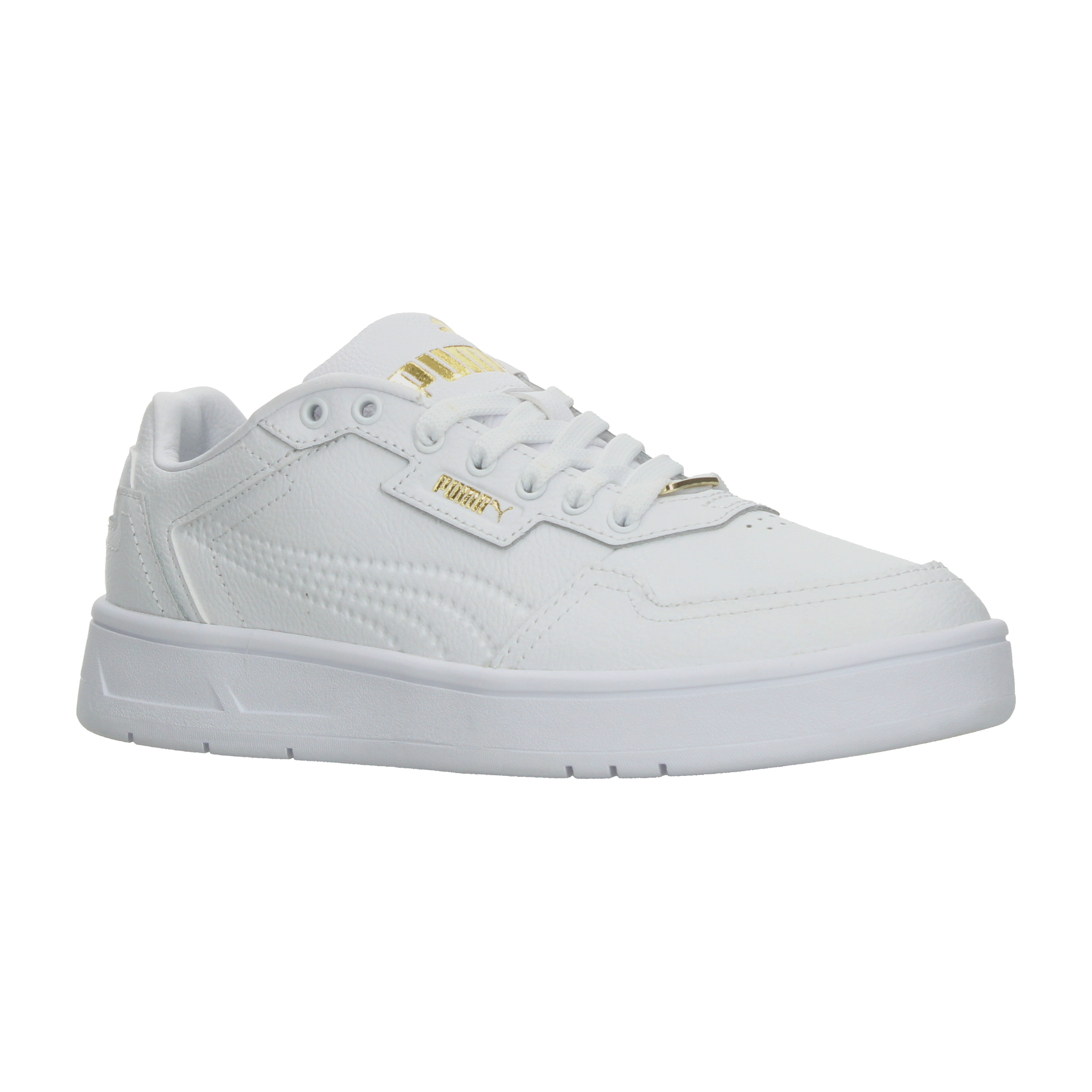 Tenis Puma Court Classic Dama Blanco Casual Para Mujer