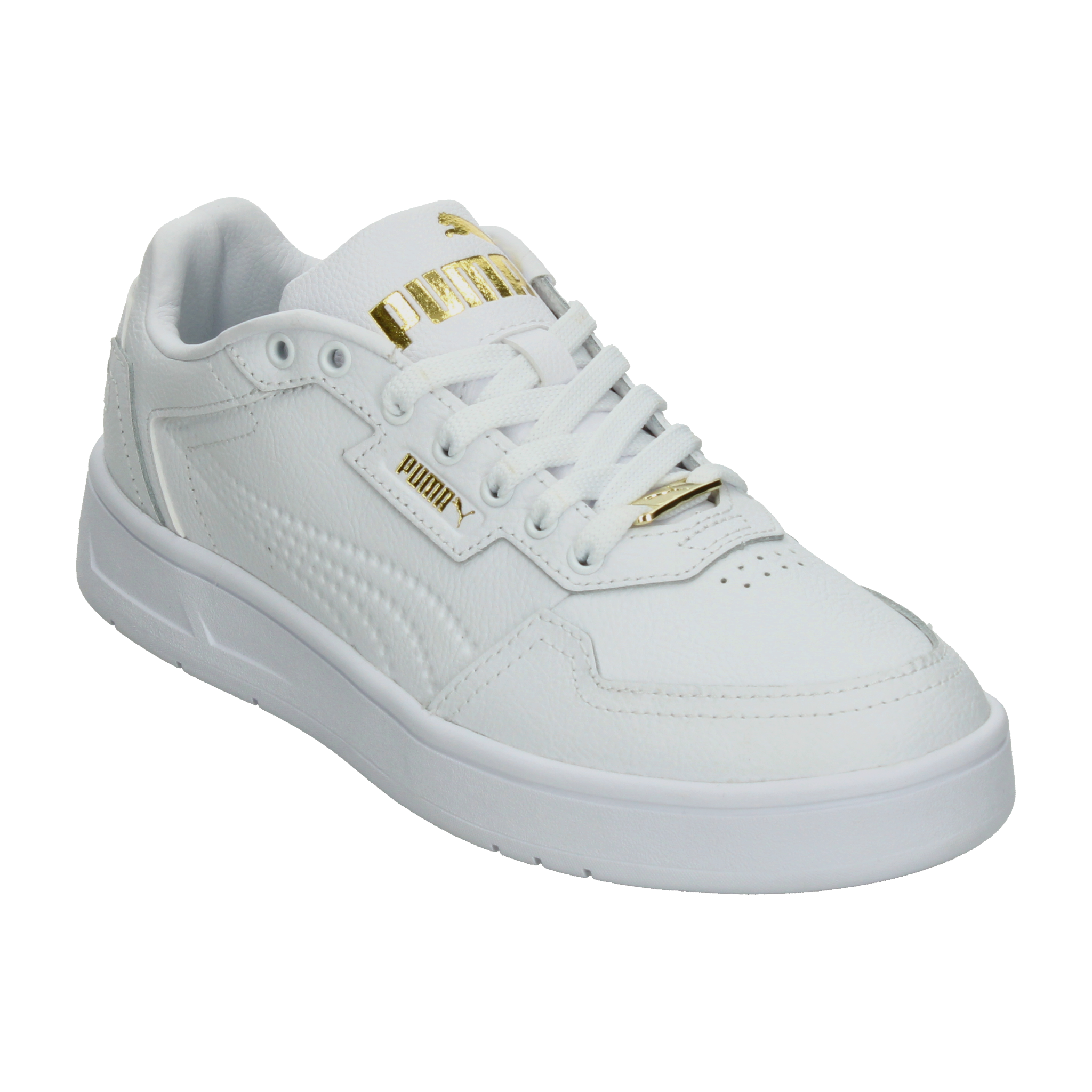 Tenis Puma Court Classic Dama Blanco Casual Para Mujer