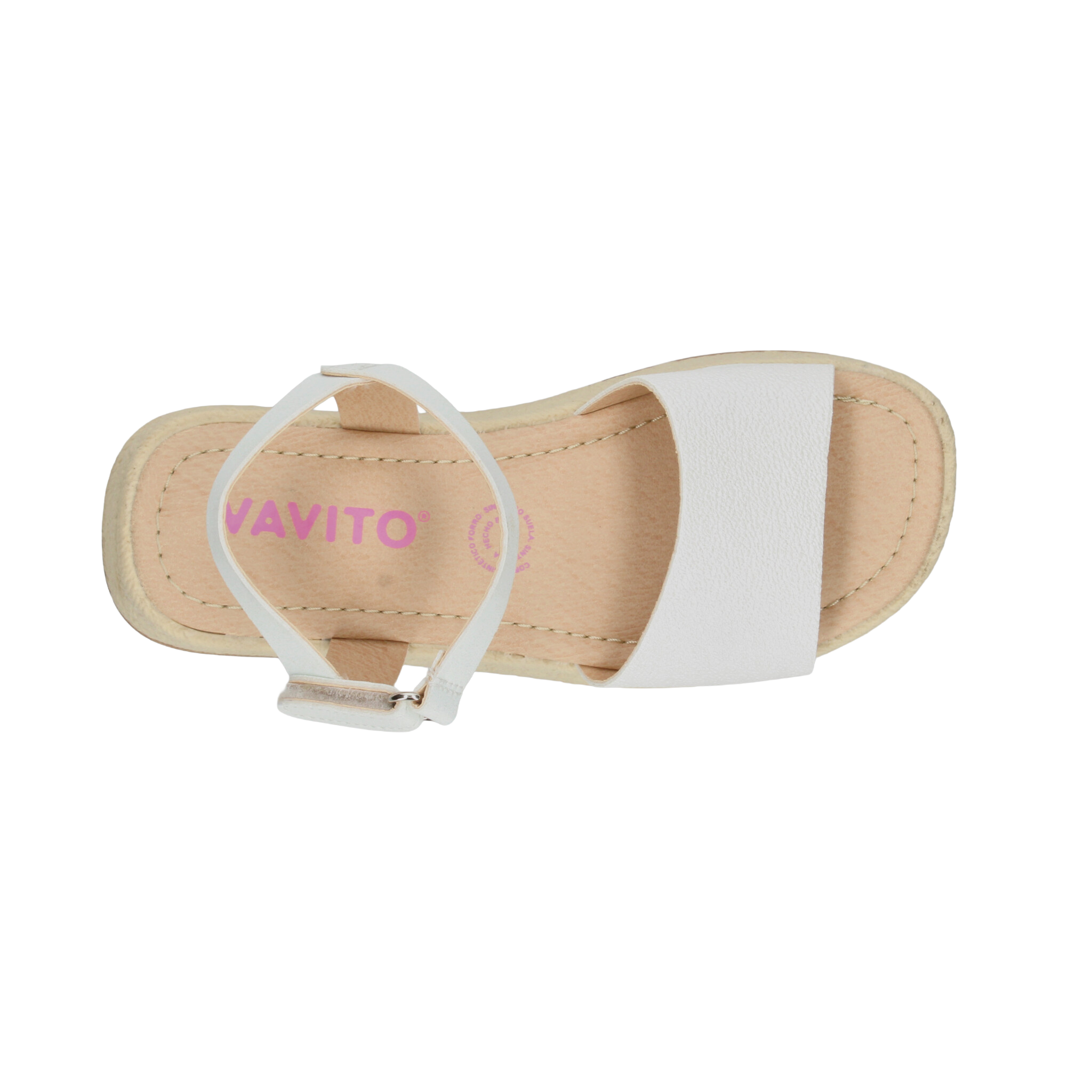 Sandalias Vavito Niña Blanco Casual Infantil T18-22