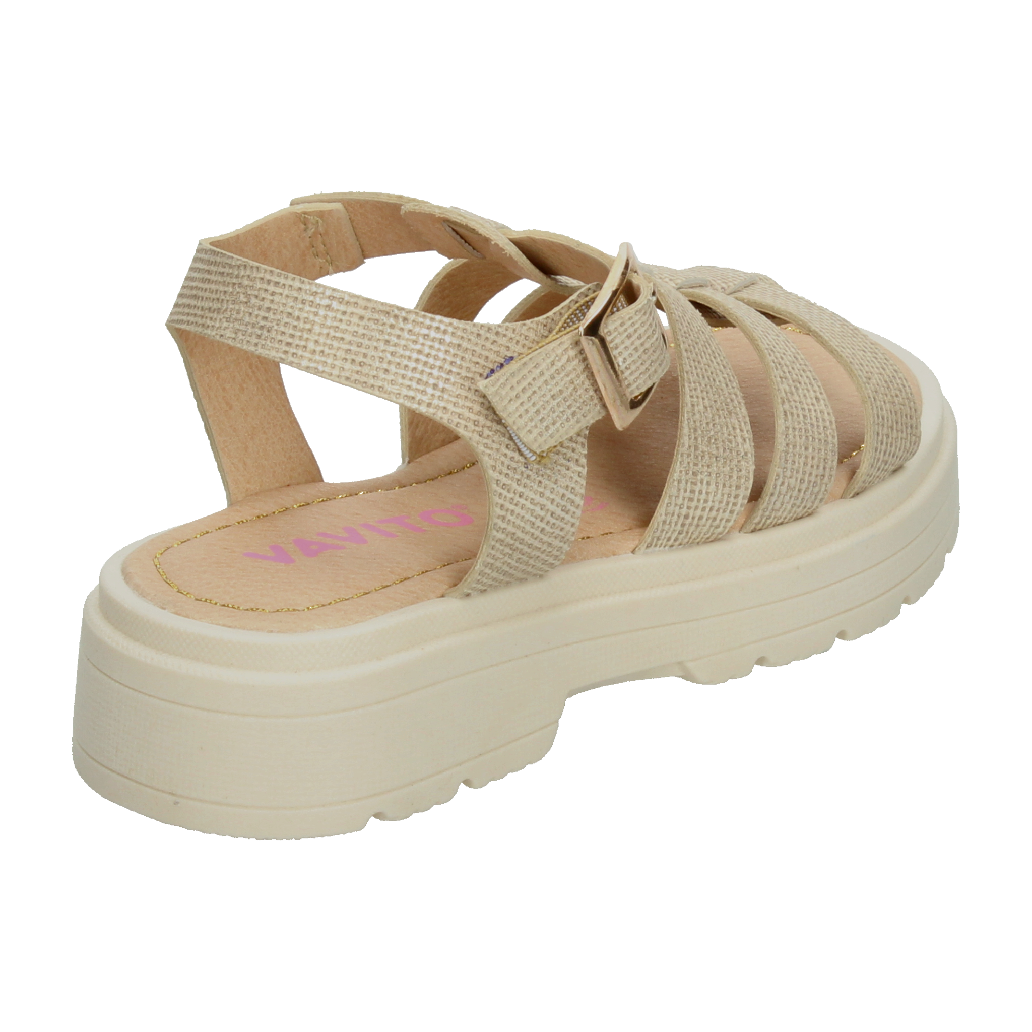 Sandalias Vavito Niña Beige Casual Infantil T18-22