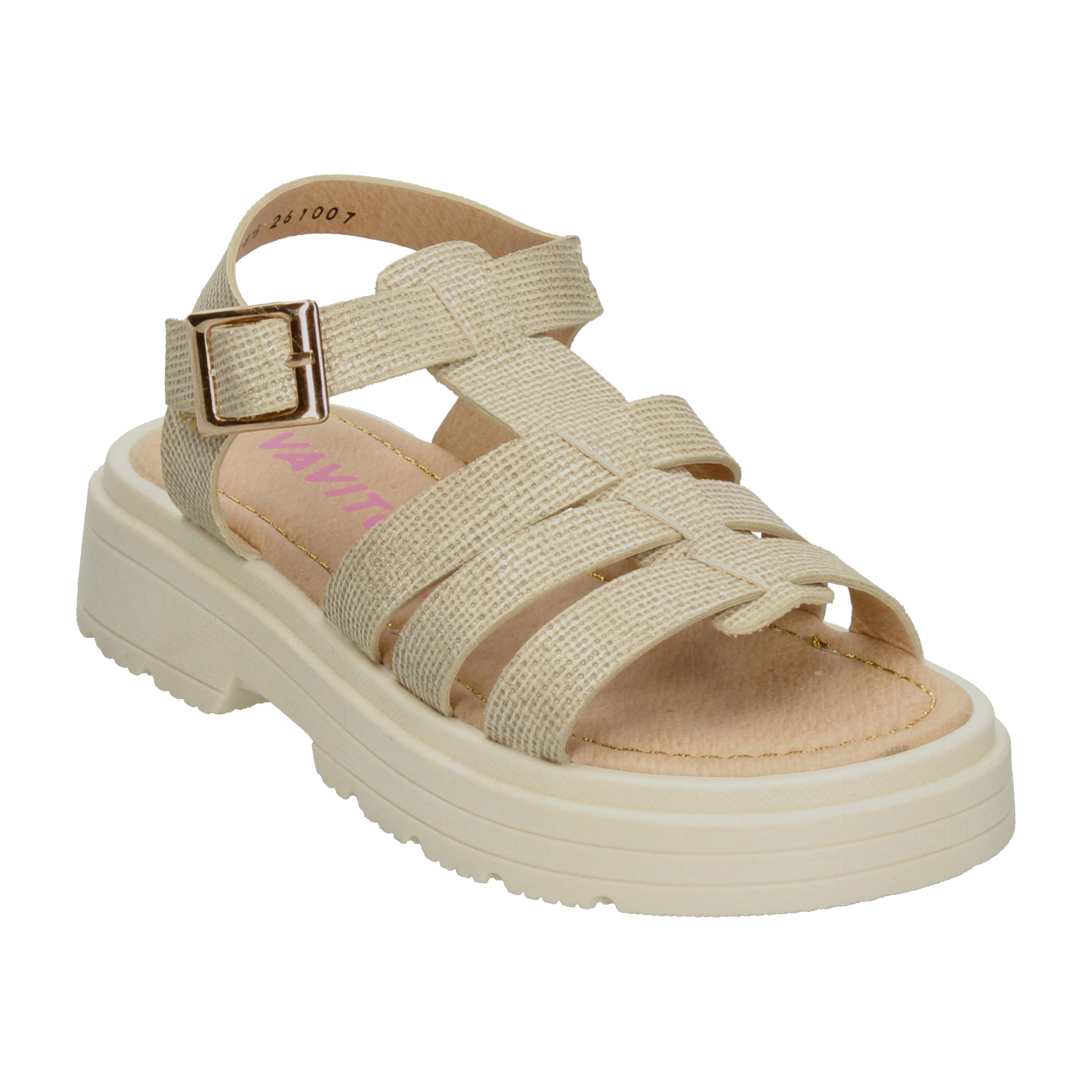 Sandalias Vavito Niña Beige Casual Infantil T18-22