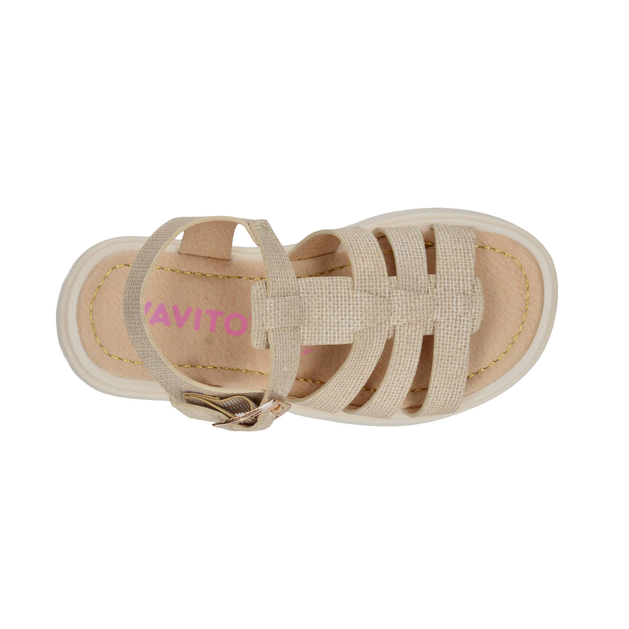 Sandalias Vavito Niña Beige Casual Infantil T18-22