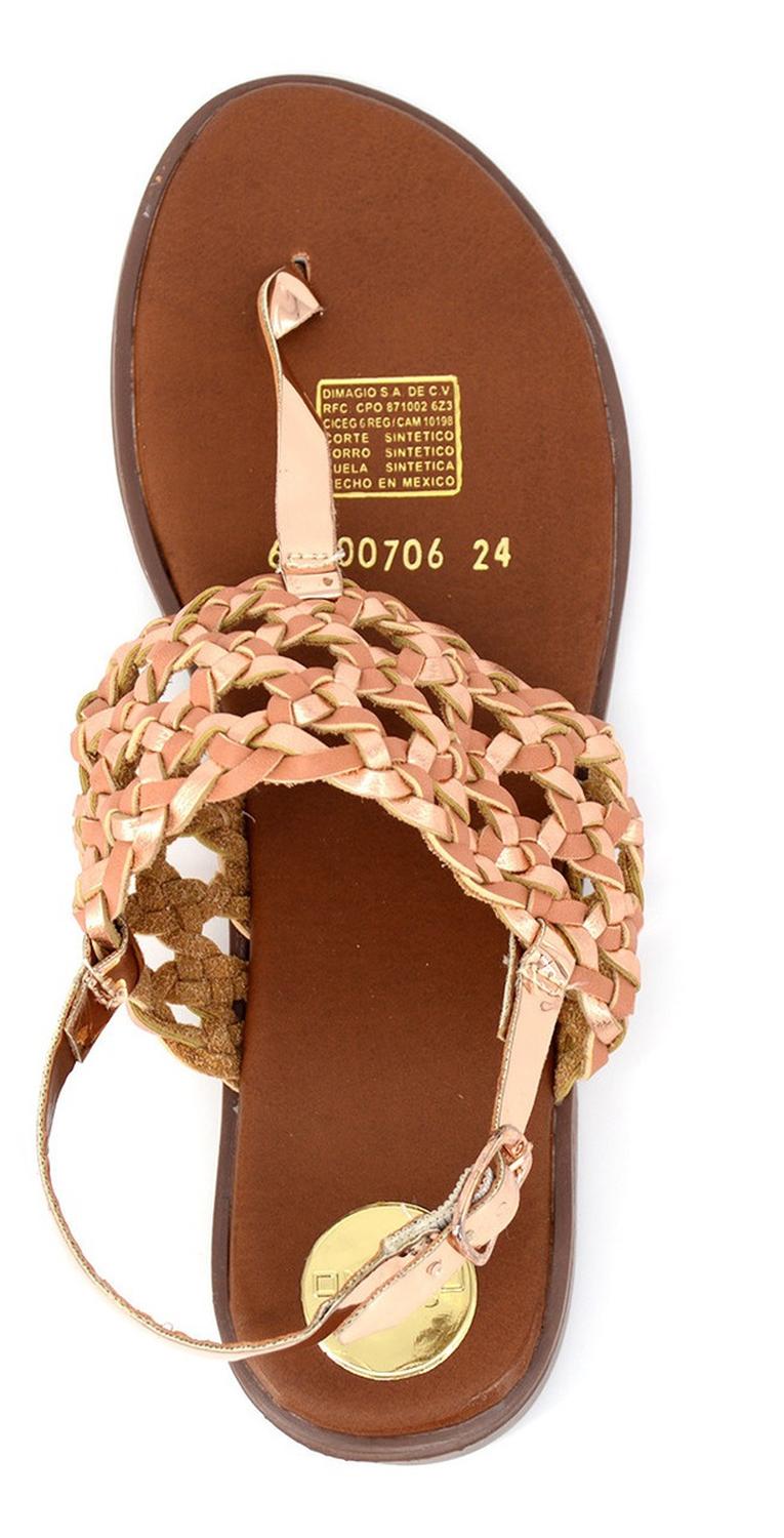 Sandalias Ozono Para Mujer 60000706-2 Dorado [ozo2568], foto 5 de 6