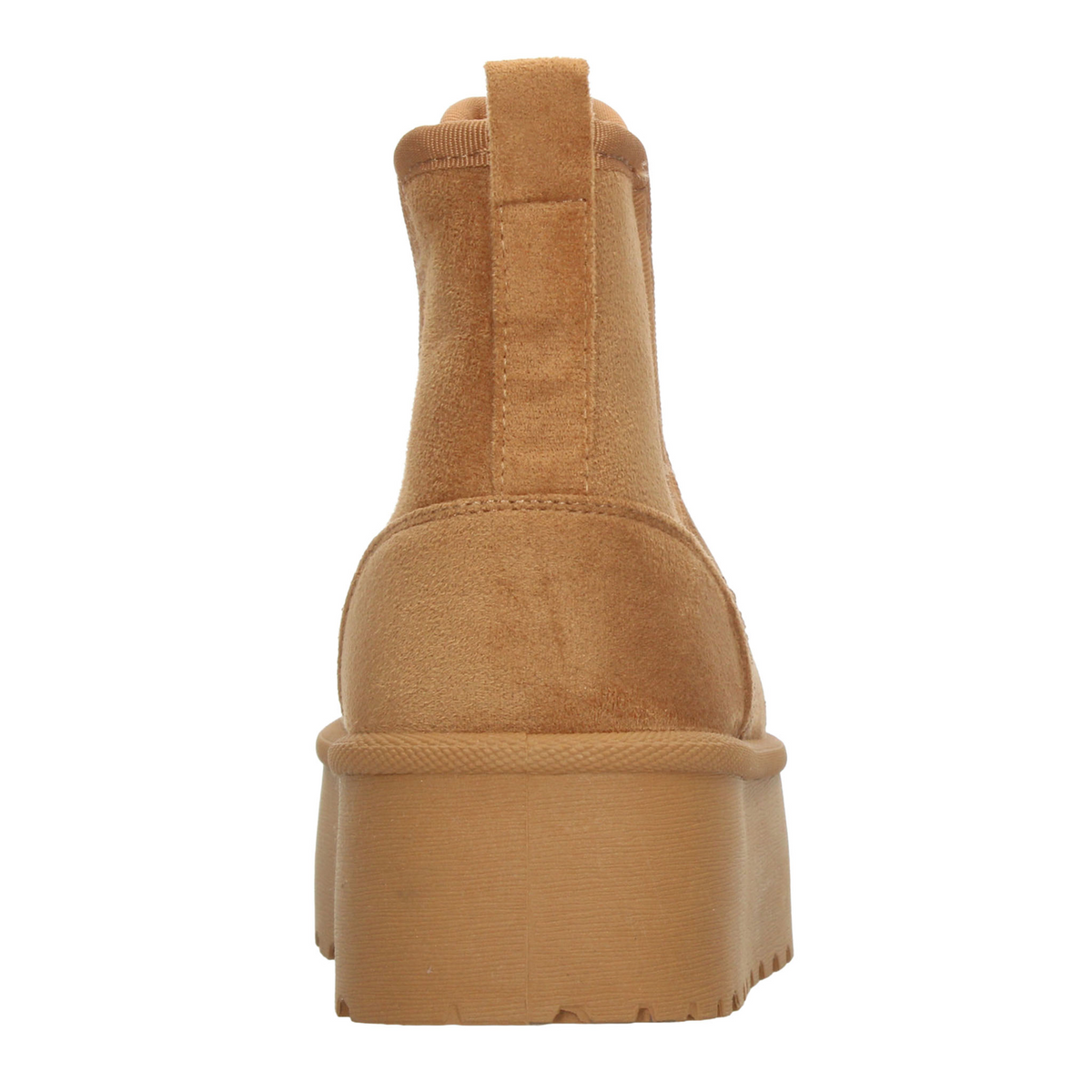 Botín Berlin Dama Camel Casual Plataforma Peluche Mujer, foto 7 de 10