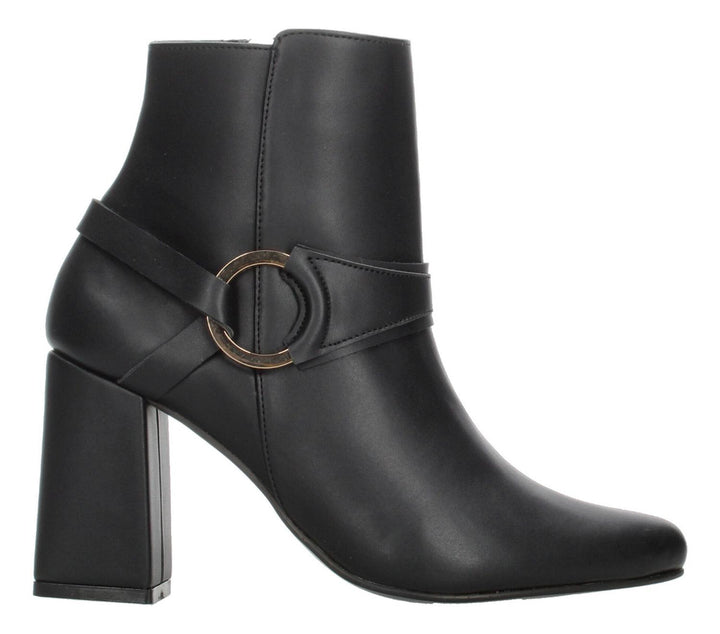Botin Balleé Dama Negro Tacón Casual Para Mujer