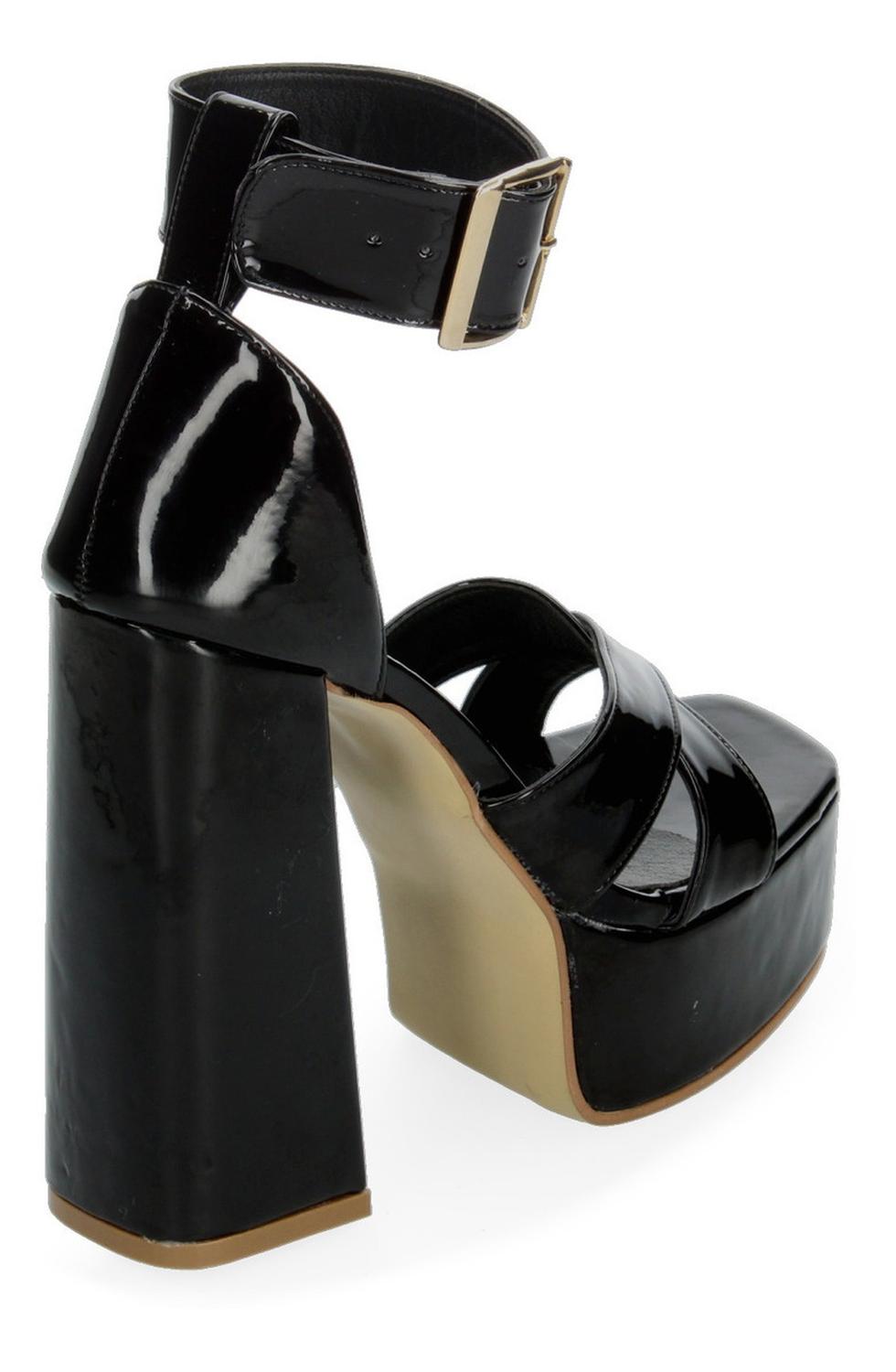 Sandalias De Plataforma Passi Negro Para Mujer [pas6], foto 6 de 11