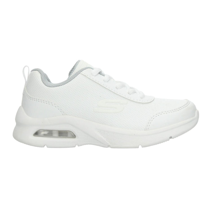 Tenis Skechers Microspec Niña Blanco Casual Infantil T17-22