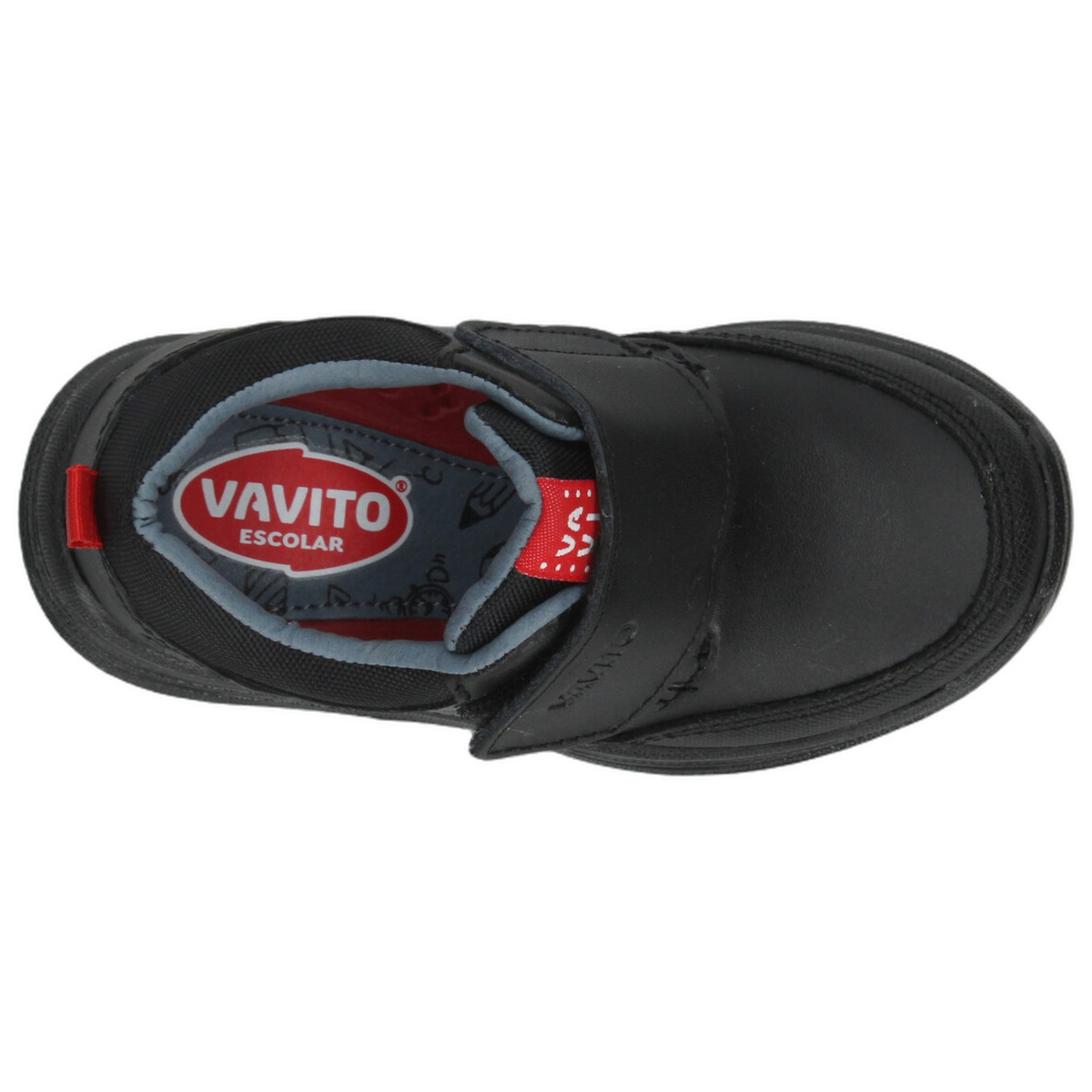 Zapato Escolar Vavito Niño Negro Escolar Infantil T15-18, foto 8 de 10