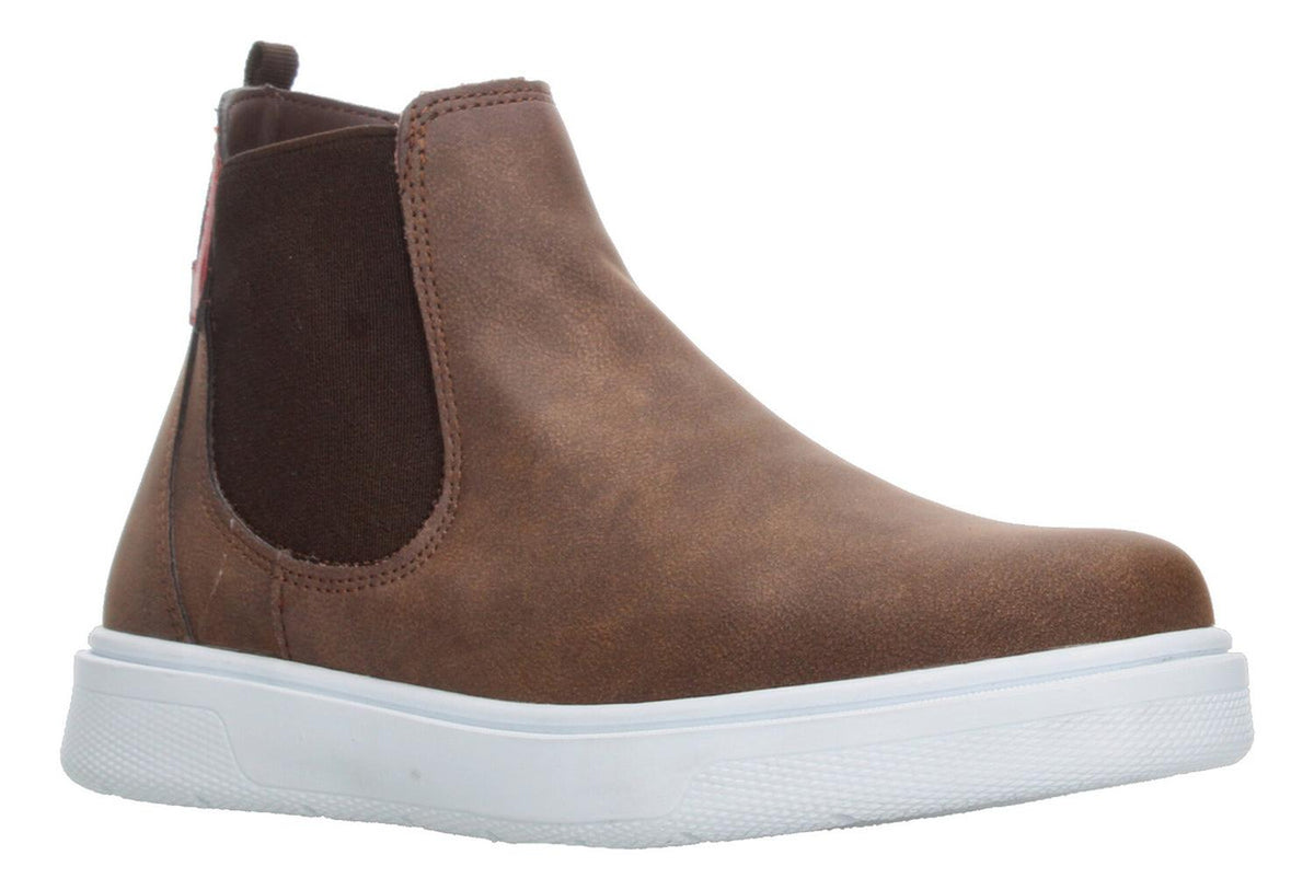 Botas Niño Blasito Café Casual Slip On Chelsea Zipper, foto 2 de 10