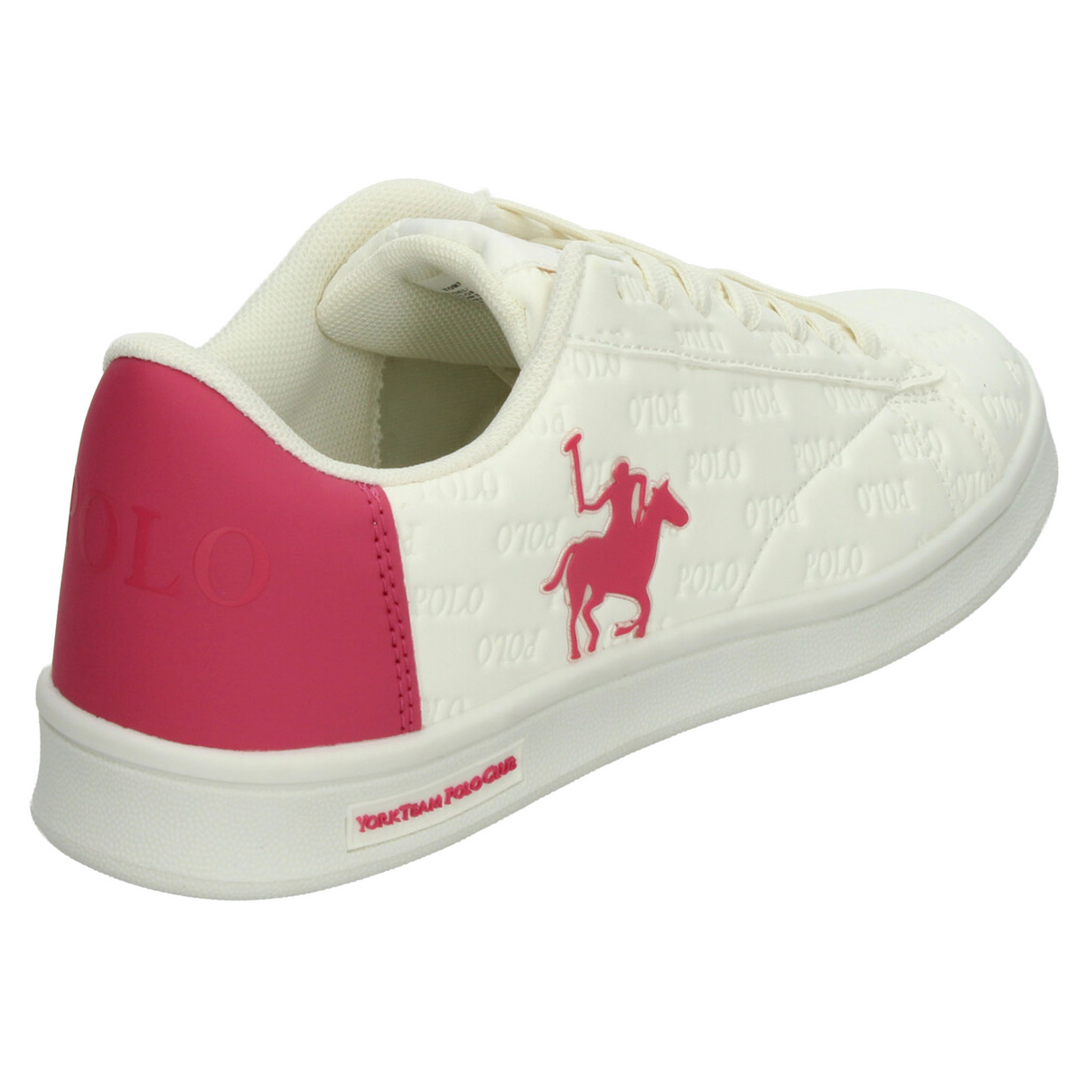 Tenis Polo Dama Off White Rosa Casual Para Mujer, foto 3 de 10