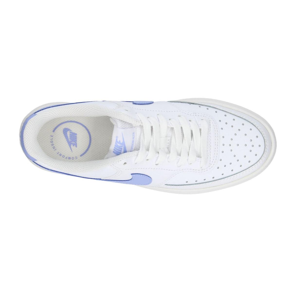 Tenis Nike Court Vision Dama Blanco Casual Plataforma Mujer, foto 8 de 10