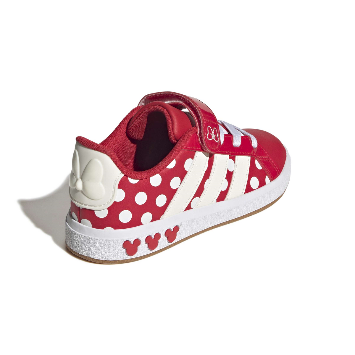 Tenis Adidas Grand Court Niña Rojo Casual Infantil T16-22, foto 3 de 10