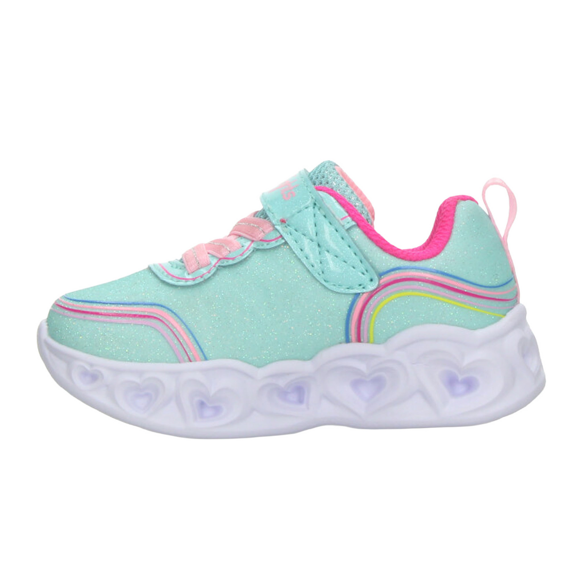 Tenis Skechers Niña Turquesa Luz Led Infantil T11-16, foto 5 de 10