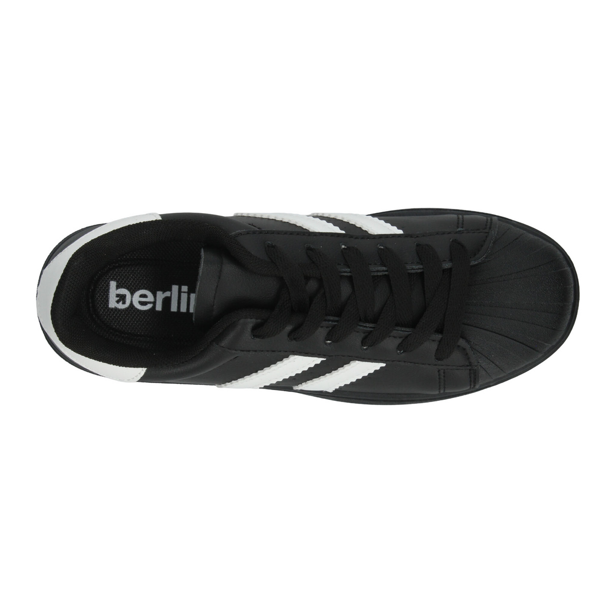 Tenis Berlin Dama Negro Casual Cintas Cómodo Mujer, foto 8 de 10