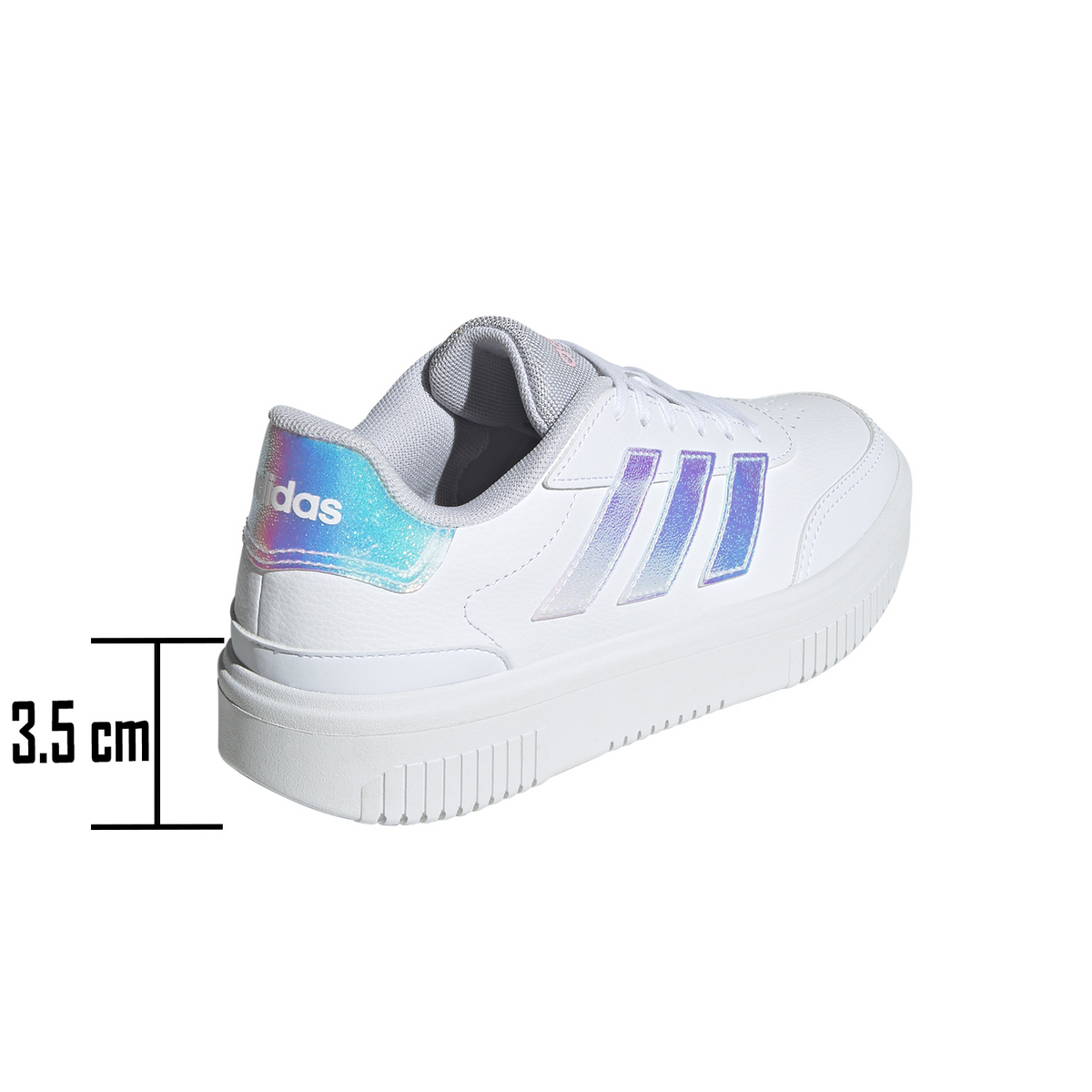 Tenis Adidas Courtblock Bold Blanco para Mujer [ADD2827], foto 3 de 10