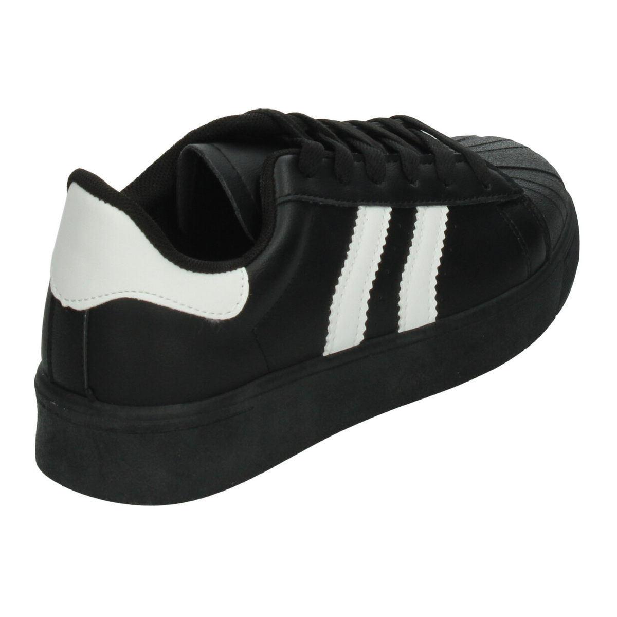 Tenis Berlin Dama Negro Casual Cintas Cómodo Mujer, foto 3 de 10
