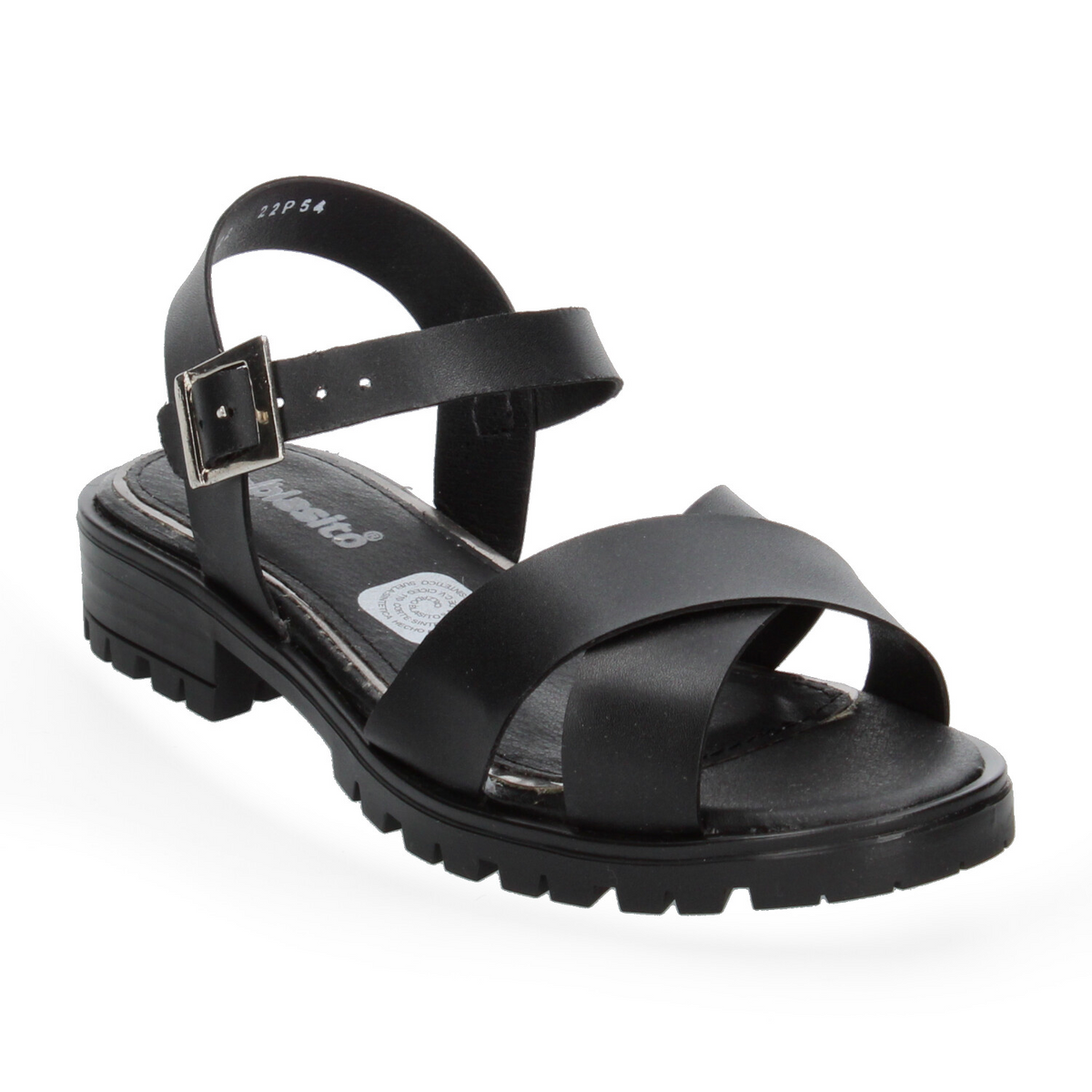 Sandalias Niña Blasito Negro Casual Infantil T22-26, foto 4 de 10