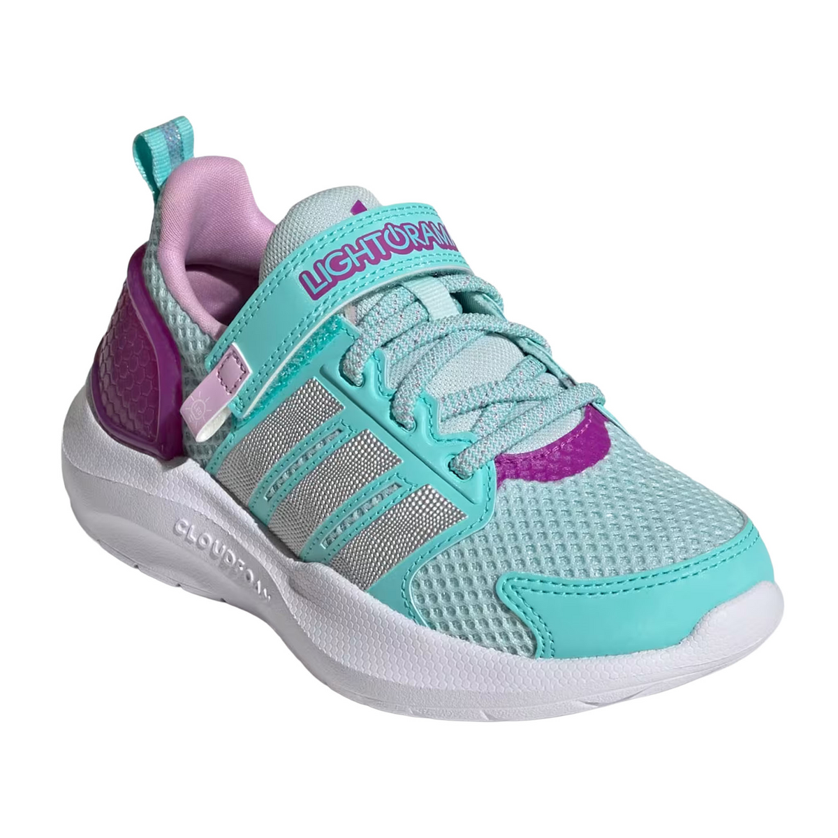 Tenis Adidas Lightorama Niña Azul Deportivo Luz Led Infantil T16-22, foto 10 de 10