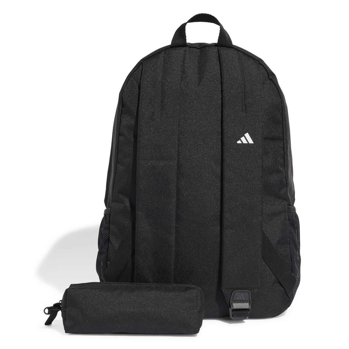 Mochila Adidas Negra Con Lapicera Escolar Amplia Unisex 23L, foto 2 de 10