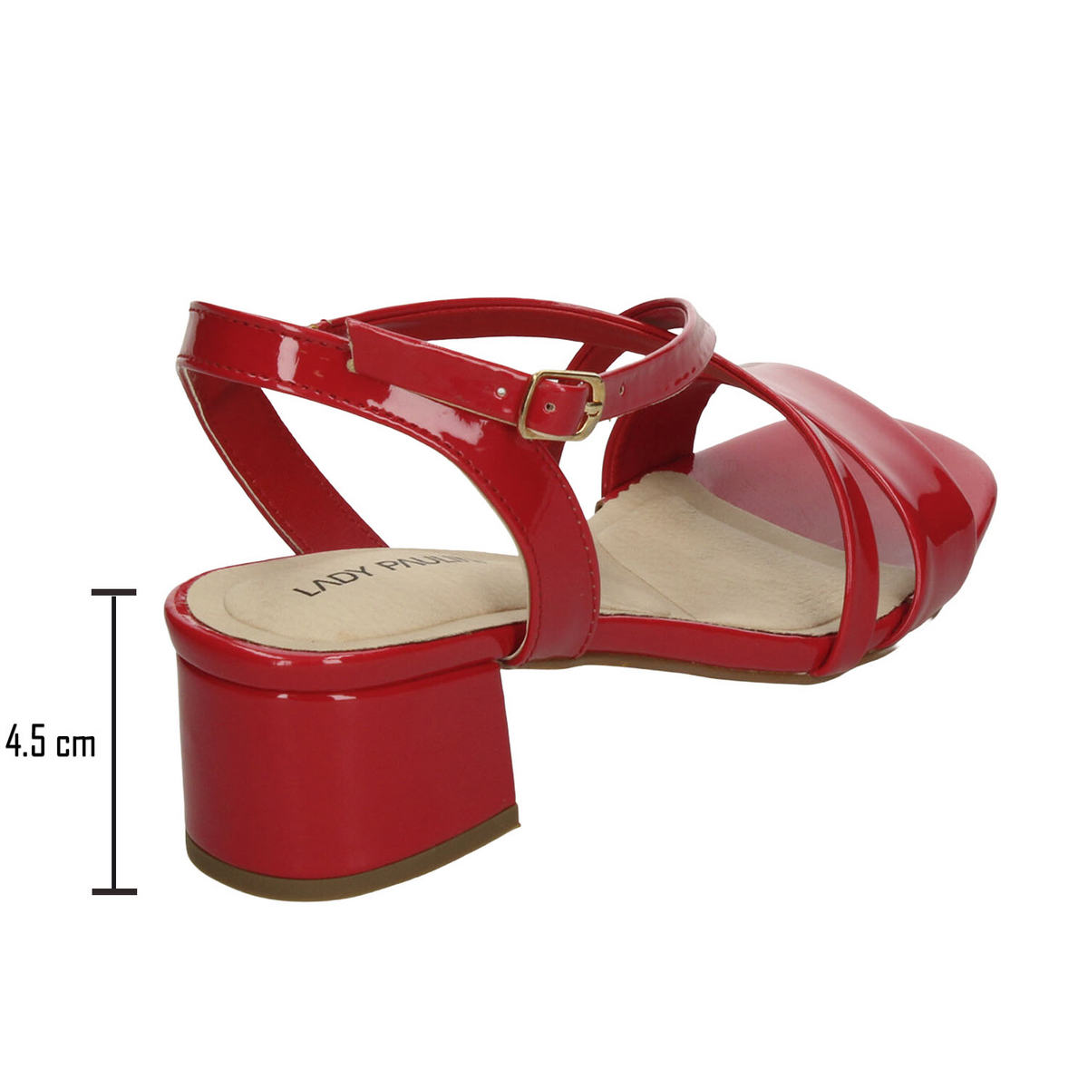 Sandalias Paulina Dama Rojo Casual Para Mujer, foto 3 de 10