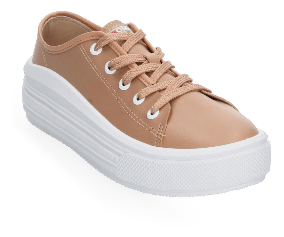 Tenis Plataforma Nude Para Mujer [mle19], foto 5 de 9