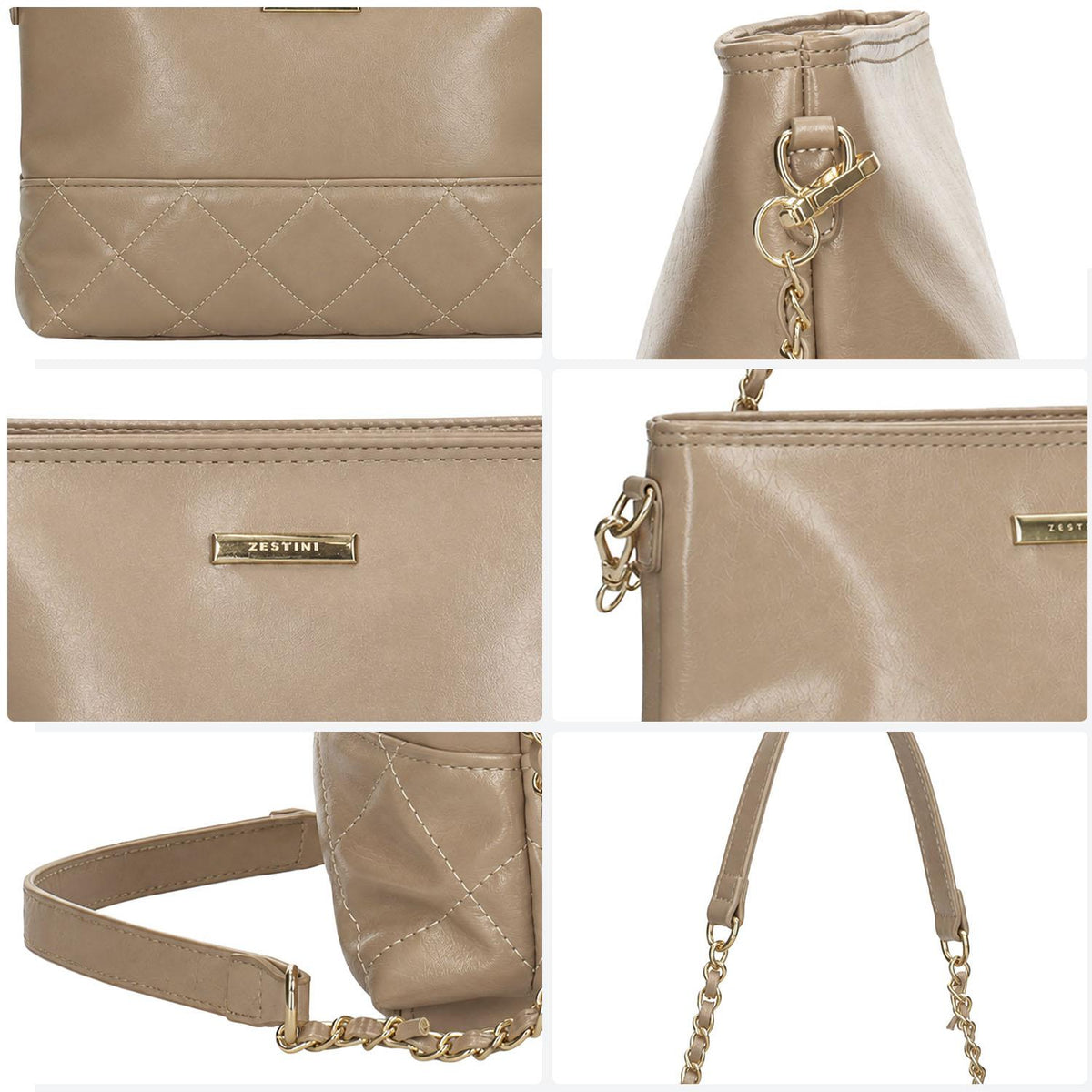 Bolsa Felianna Dama Beige Casual Para Mujer, foto 6 de 10
