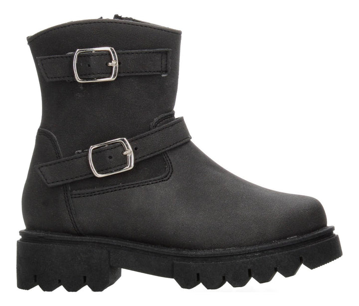 Bota Jakuna Niña Negro Casual Hebilla Infantil