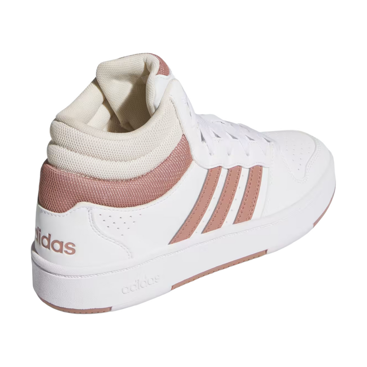 Tenis Adidas Hoops Mid Classic Dama Blanco Tipo Botín Mujer, foto 3 de 10