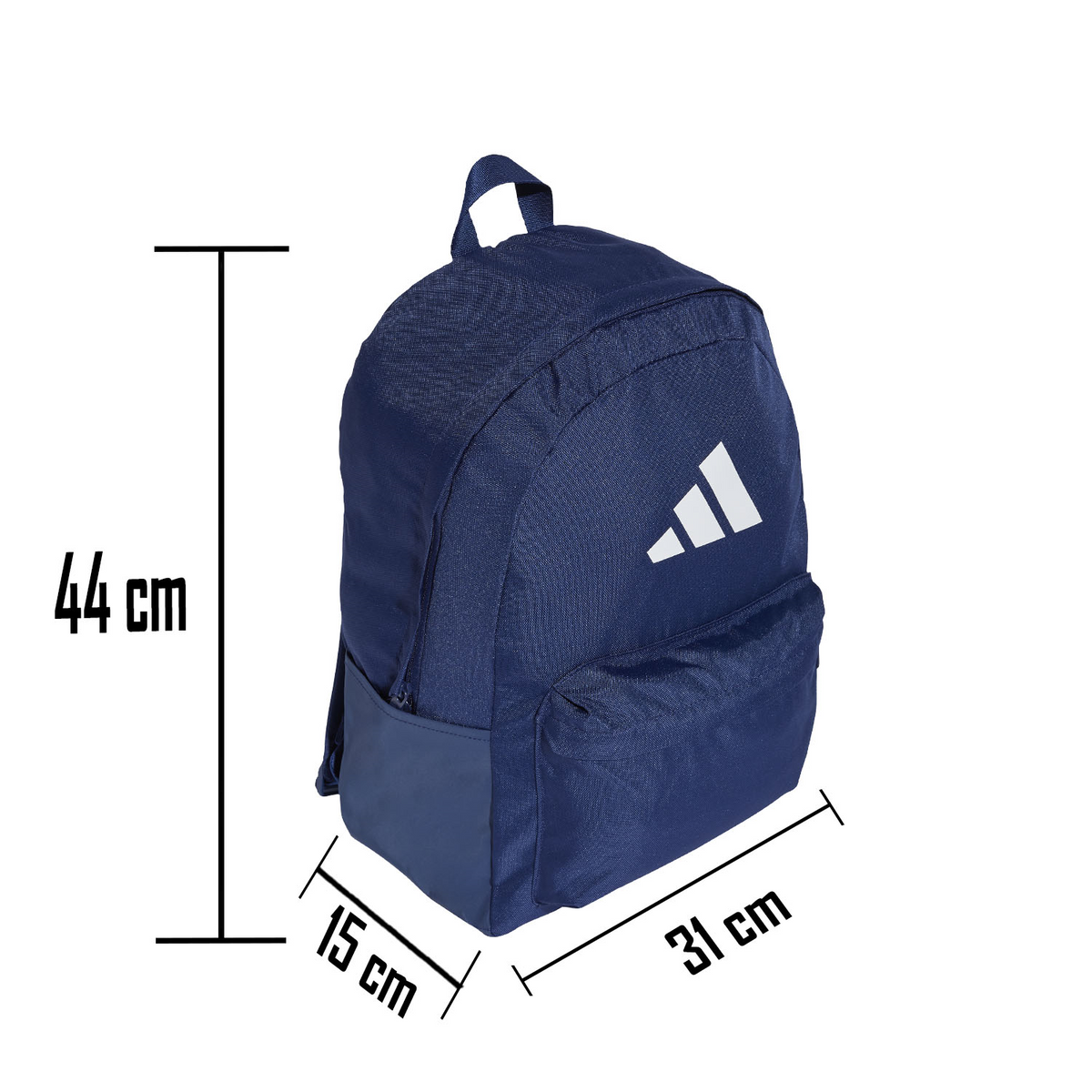 Mochila Adidas Classic 3 Bars Azul Marino Dama Hombre 27L, foto 8 de 10