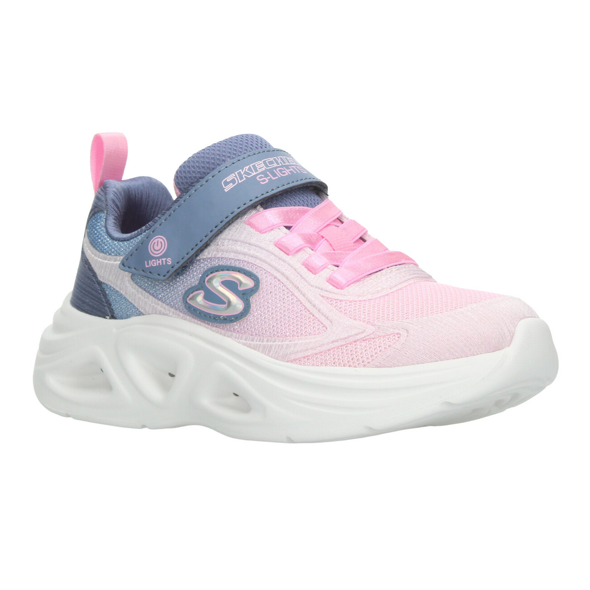 Tenis Skechers Niña Rosa Deportivo Led Infantil T17-22, foto 2 de 10