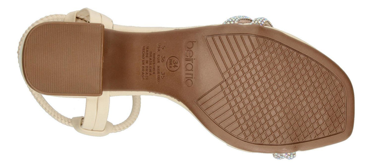 Sandalias De Fiesta Beira Rio Crema Para Mujer [bei81], foto 9 de 10