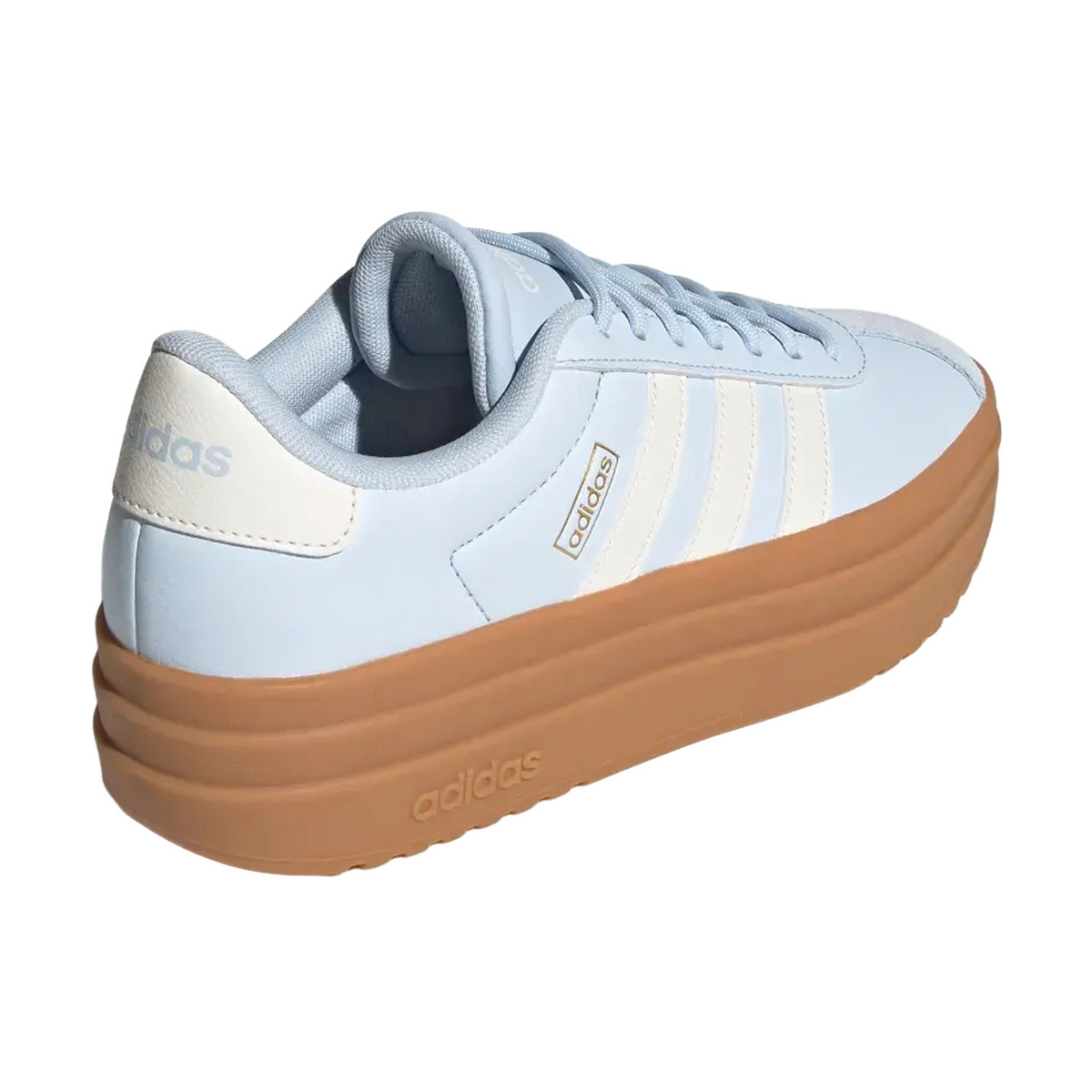 Tenis Adidas Court Bold Dama Azul Casual Cómodo Cintas Mujer, foto 3 de 10