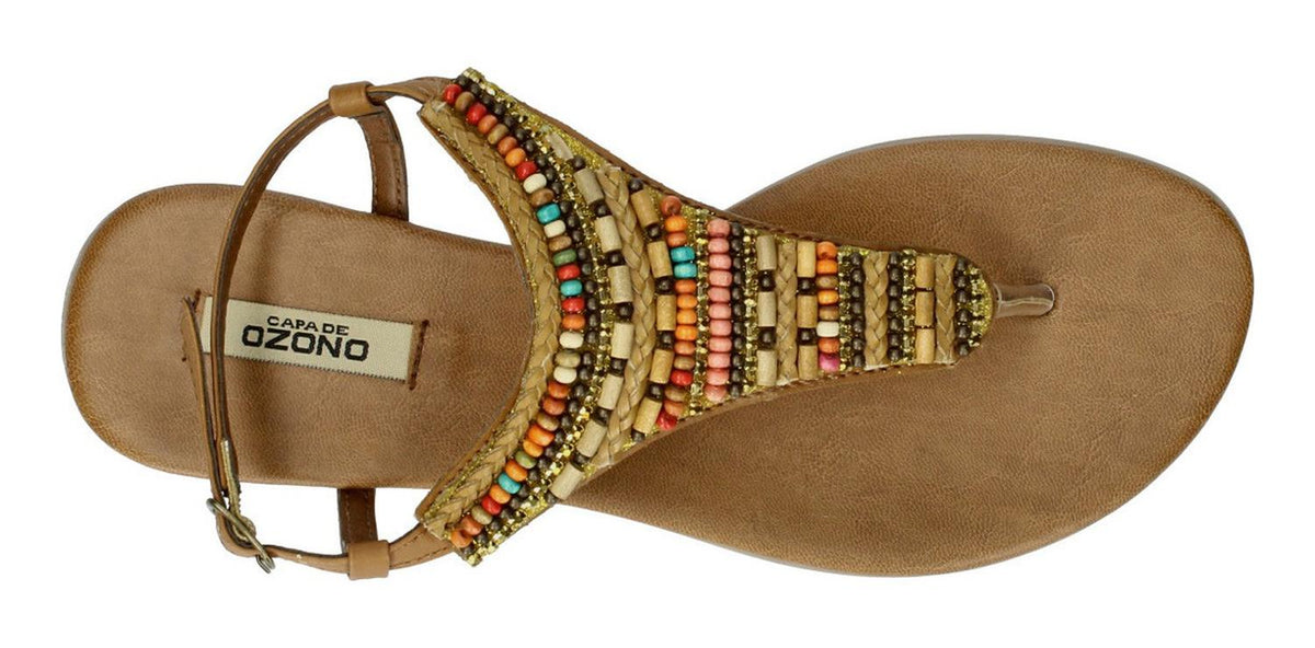 Sandalia Ozono Para Mujer 145889-2 Café [ozo2671], foto 5 de 6