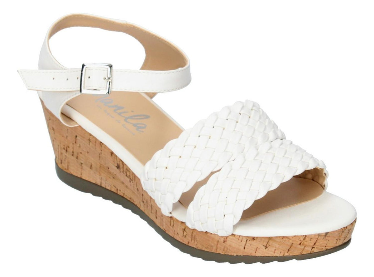 Sandalia Manila Para Mujer 632 Blanco [mla290], foto 3 de 6