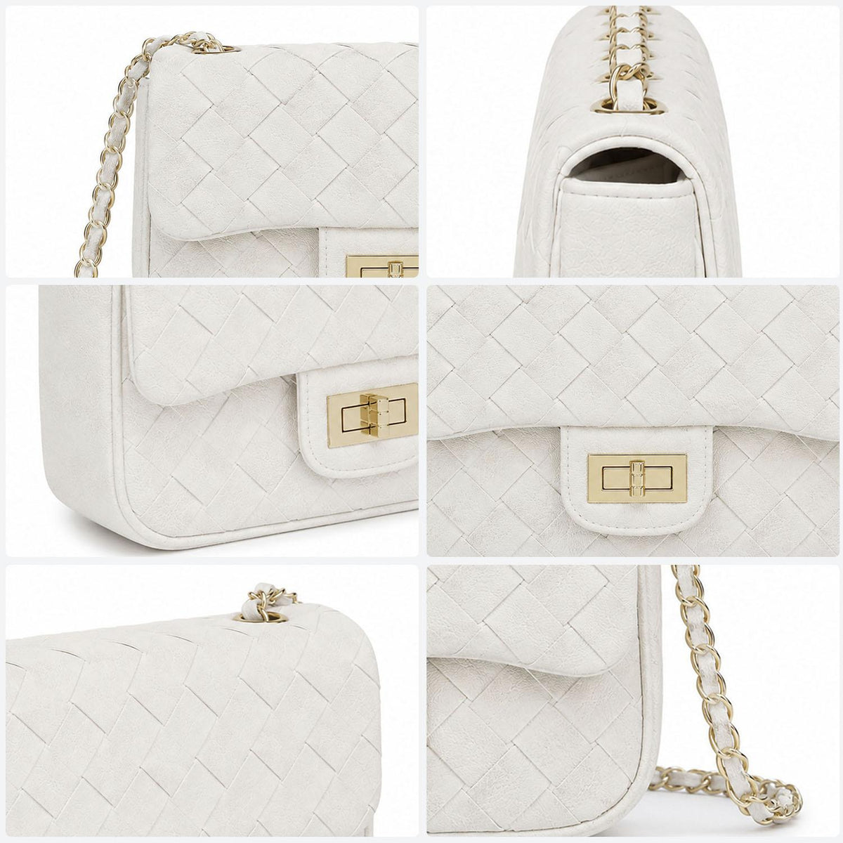 Bolsa Felianna Dama Blanco Casual Para Mujer, foto 9 de 10