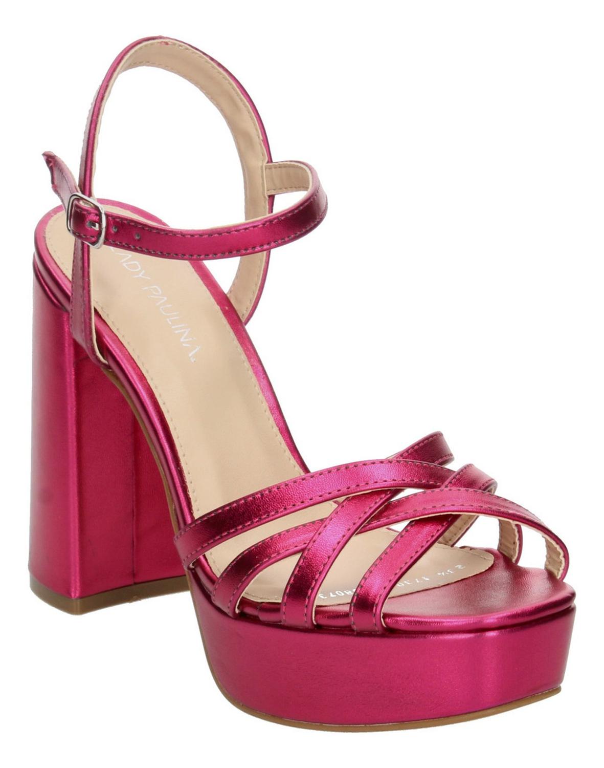 Sandalias De Fiesta Paulina Rosa Para Mujer [PAU951], foto 3 de 10
