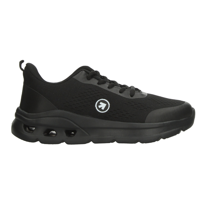 Tenis Berlin Dama Negro Deportivo Cintas Cómodo Mujer