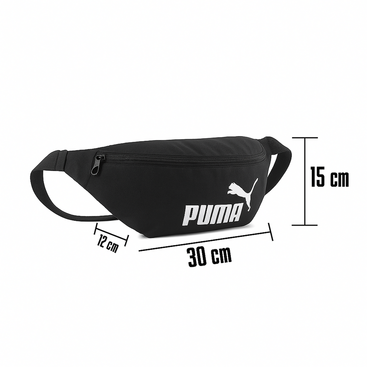 Cangurera Puma Phase Negra Deportiva Hombre Mujer, foto 7 de 10