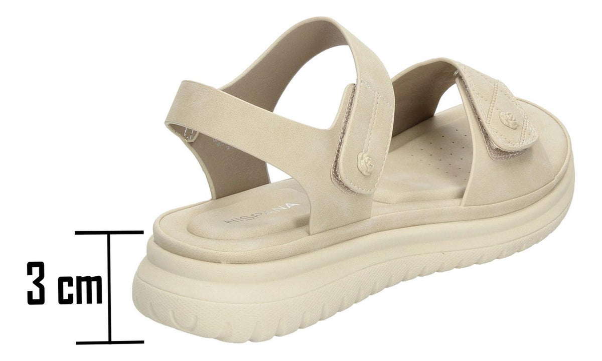 Sandalias Hispana Beige Para Mujer [his163], foto 3 de 10