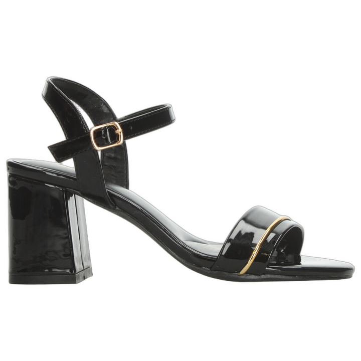 Sandalia EFE Negro de Fiesta Elegante Moderno Para Mujer