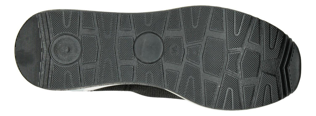 Tenis Mujer Berlin Con Plataforma Platform Color Negro Con Blanco Cómodo Casual, foto 9 de 10