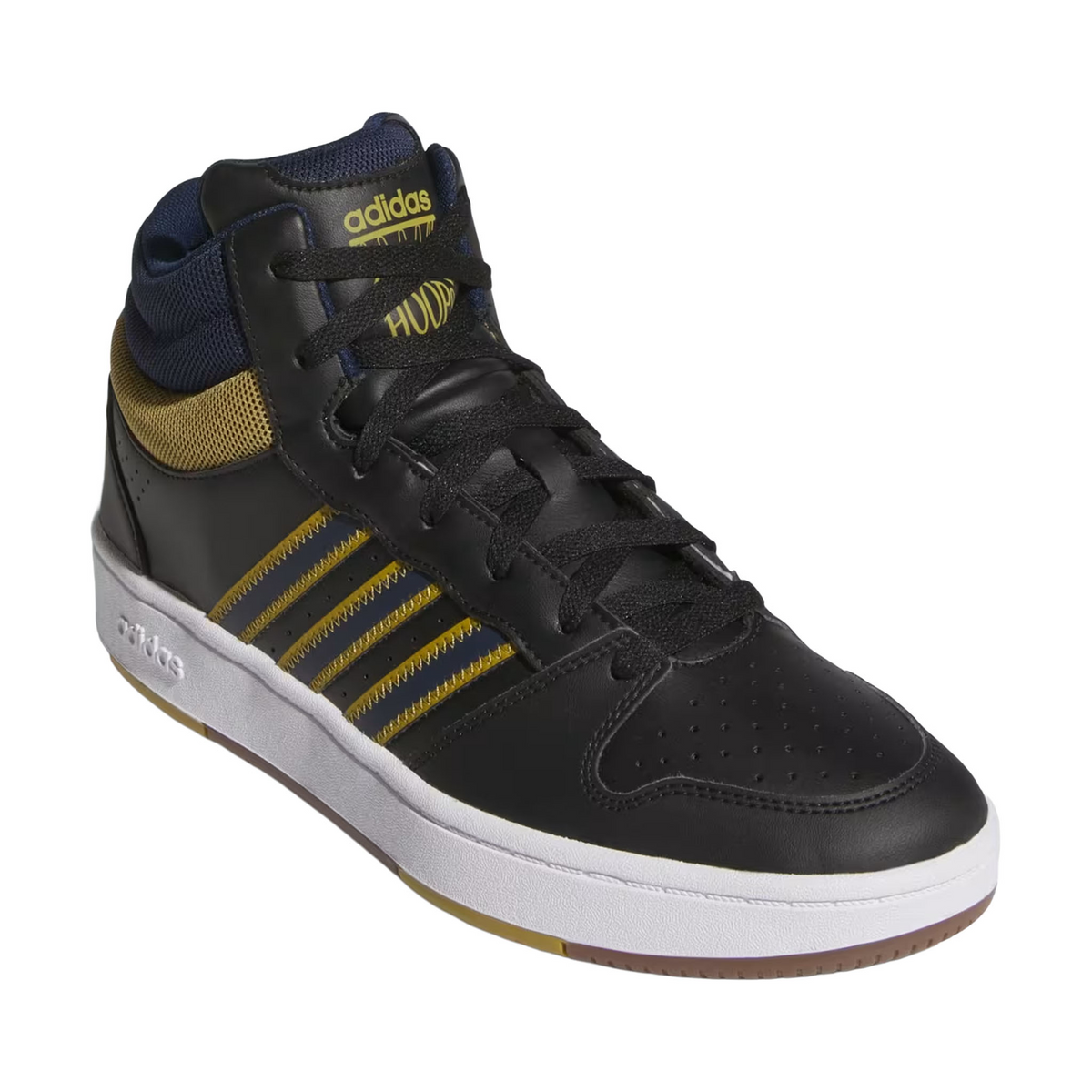 Tenis Adidas Hoops Mid Classic Hombre Negro Casual Botín Caballero, foto 2 de 10
