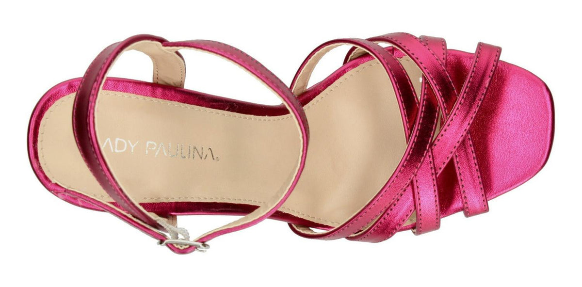 Sandalias De Fiesta Paulina Rosa Para Mujer [PAU951], foto 8 de 10